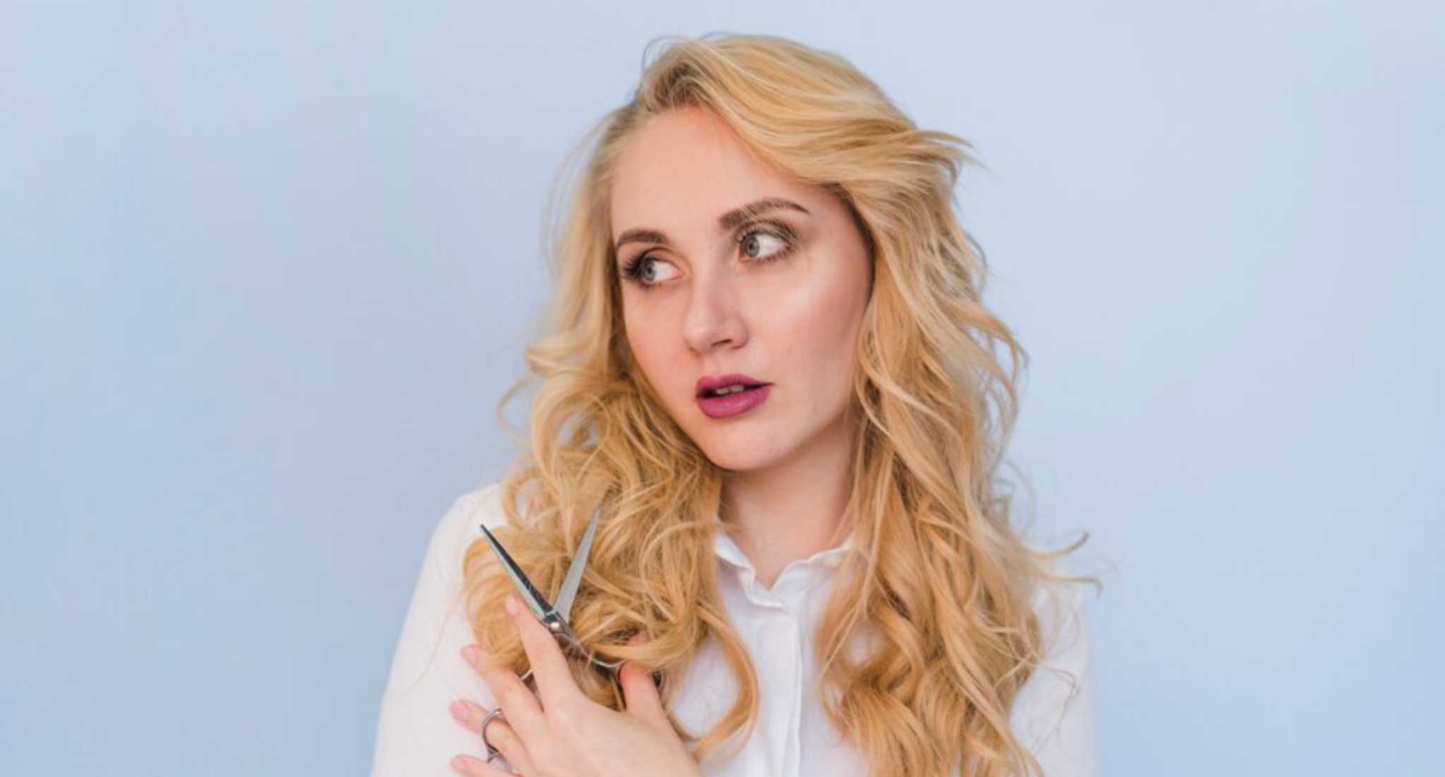 1- Classic Blonde Wolf Cut