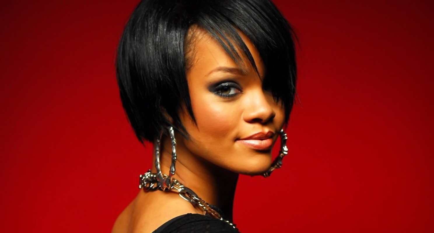 Black Pixie Cut With Undercut And Side- Swept Bangs
