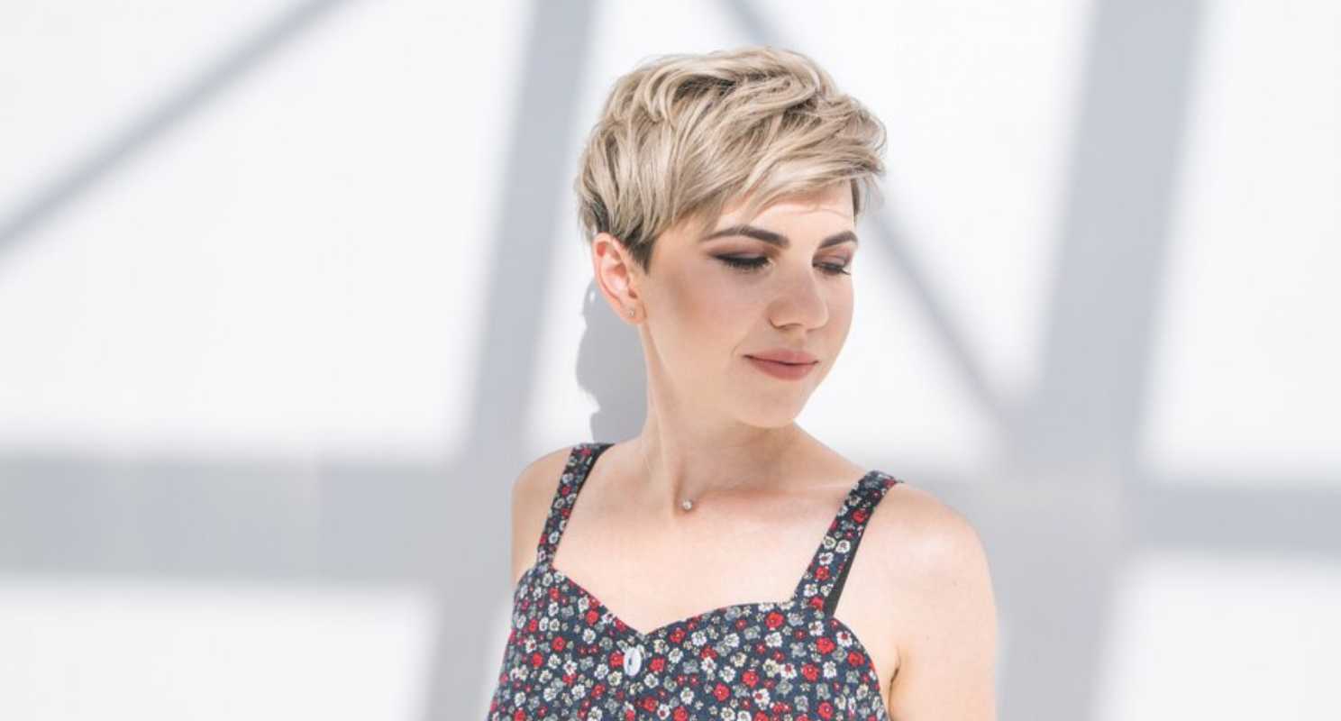 12. Medium length pixie cuts With Voluminous Top