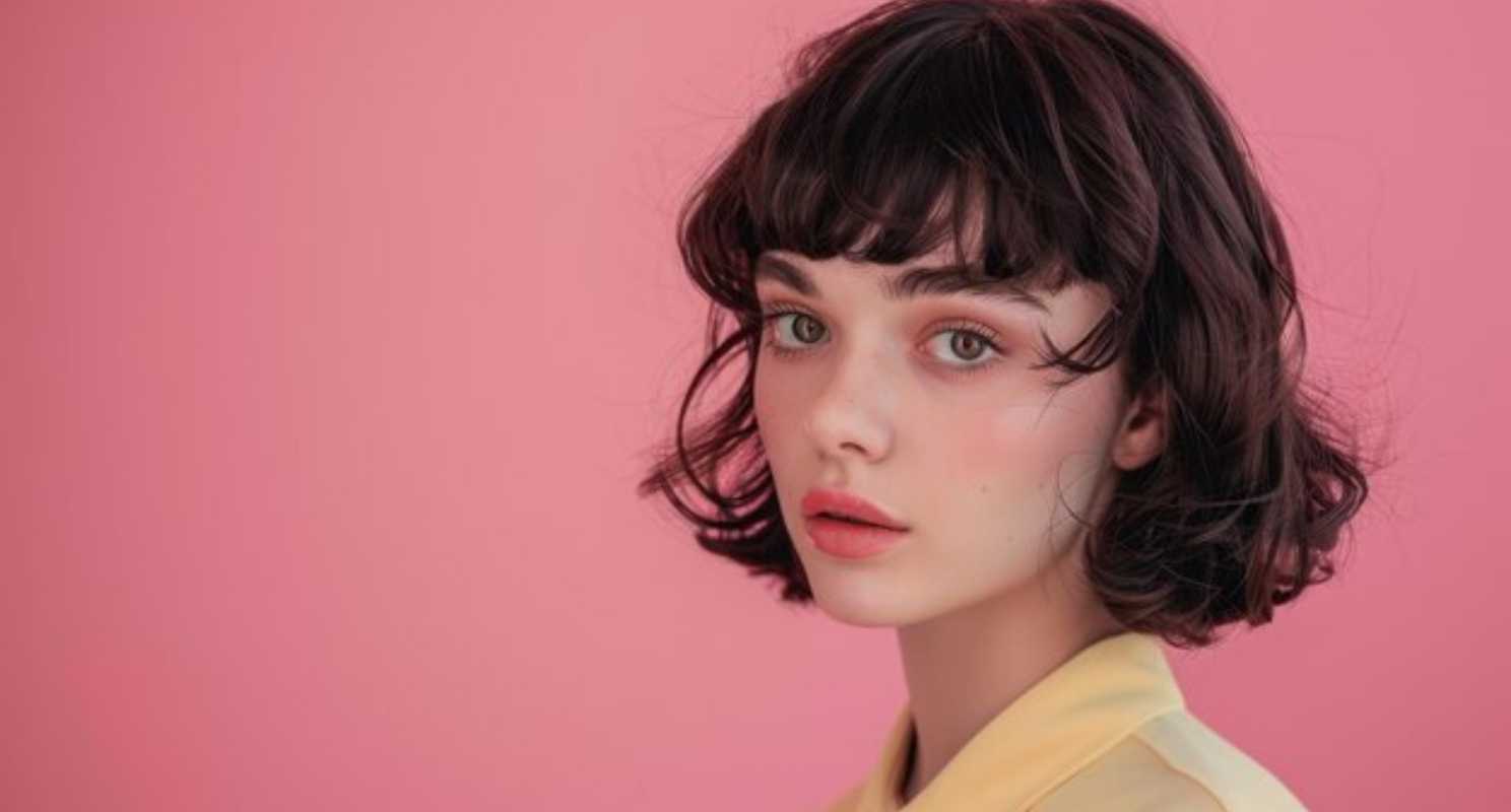 16. Razor Cut French Wavy Bob With Asymmetric Bangs
