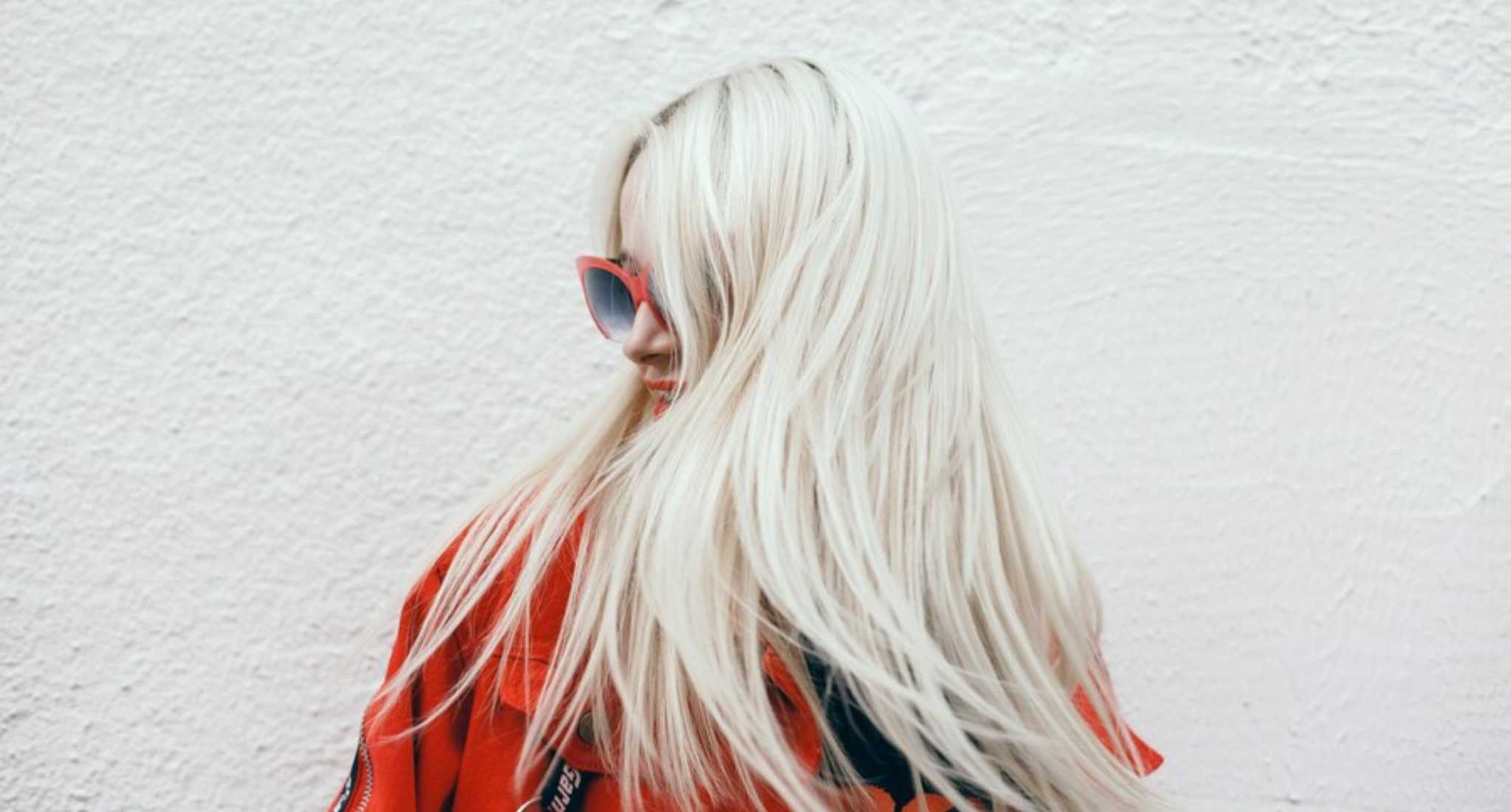 2. Platinum Blonde Wolf Cut