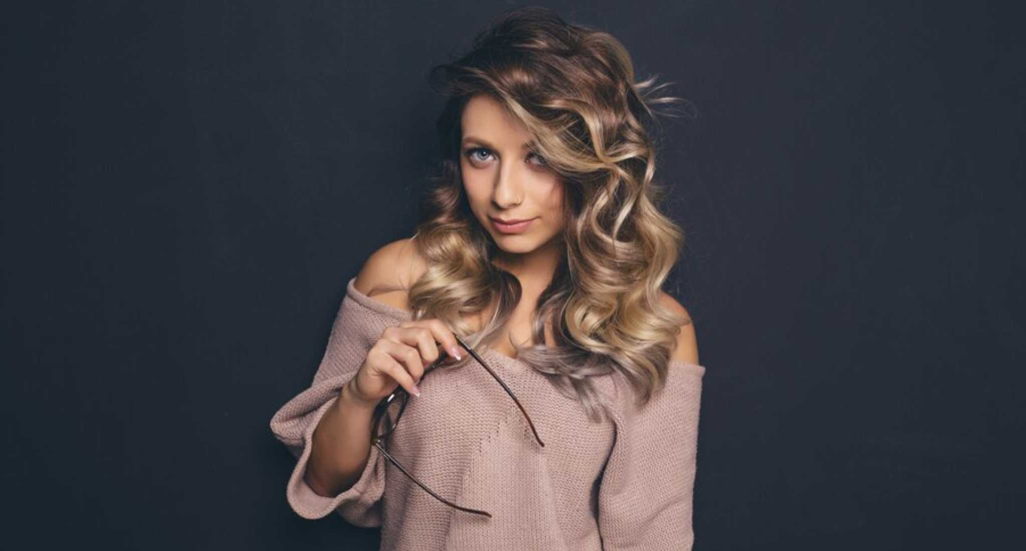 20. Wolf Cut with Blonde Ombre