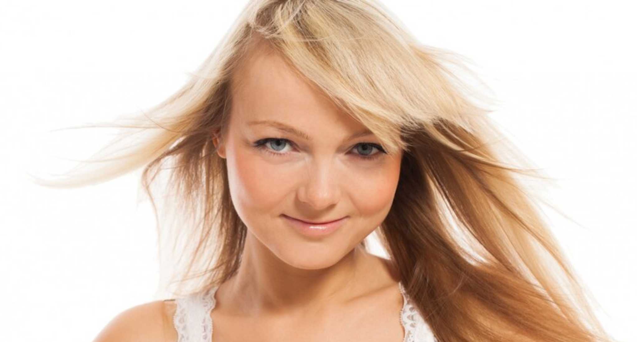 28. Blonde Wolf Cut with Shaggy Bangs