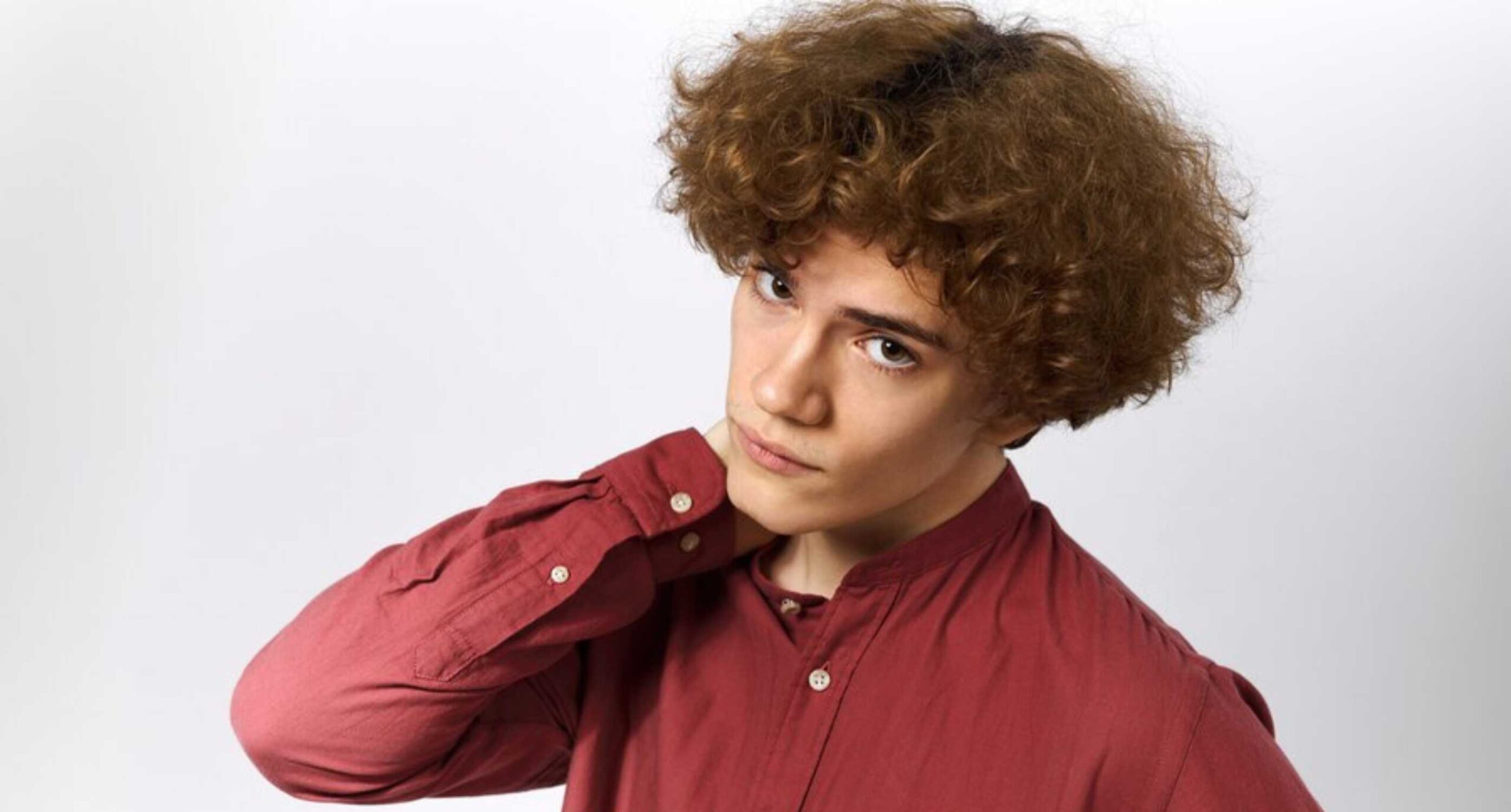 4. Subtle Mullet for Curly hairstyles for men