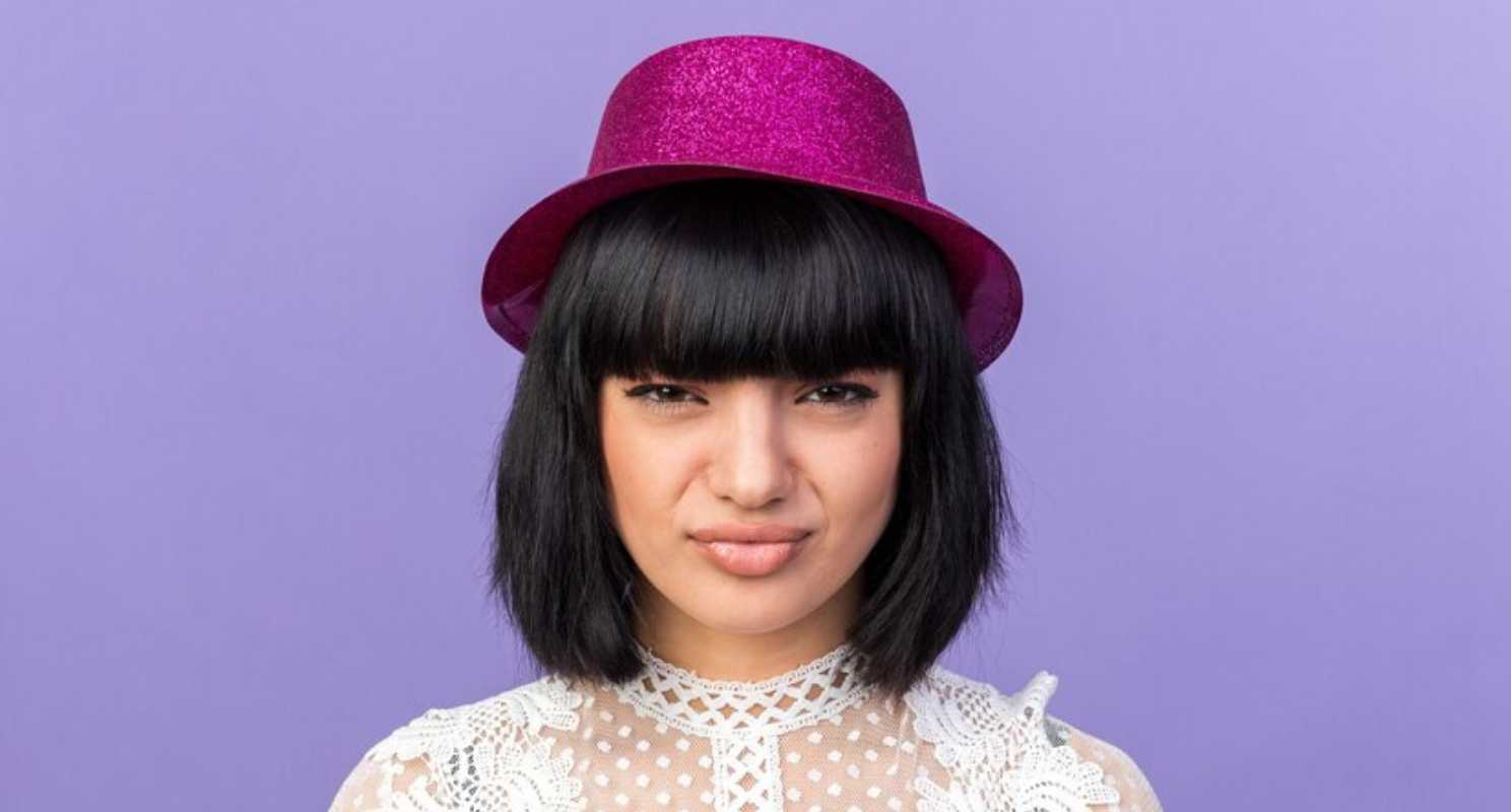 6. Fluffy French Bob With Micro Bangs