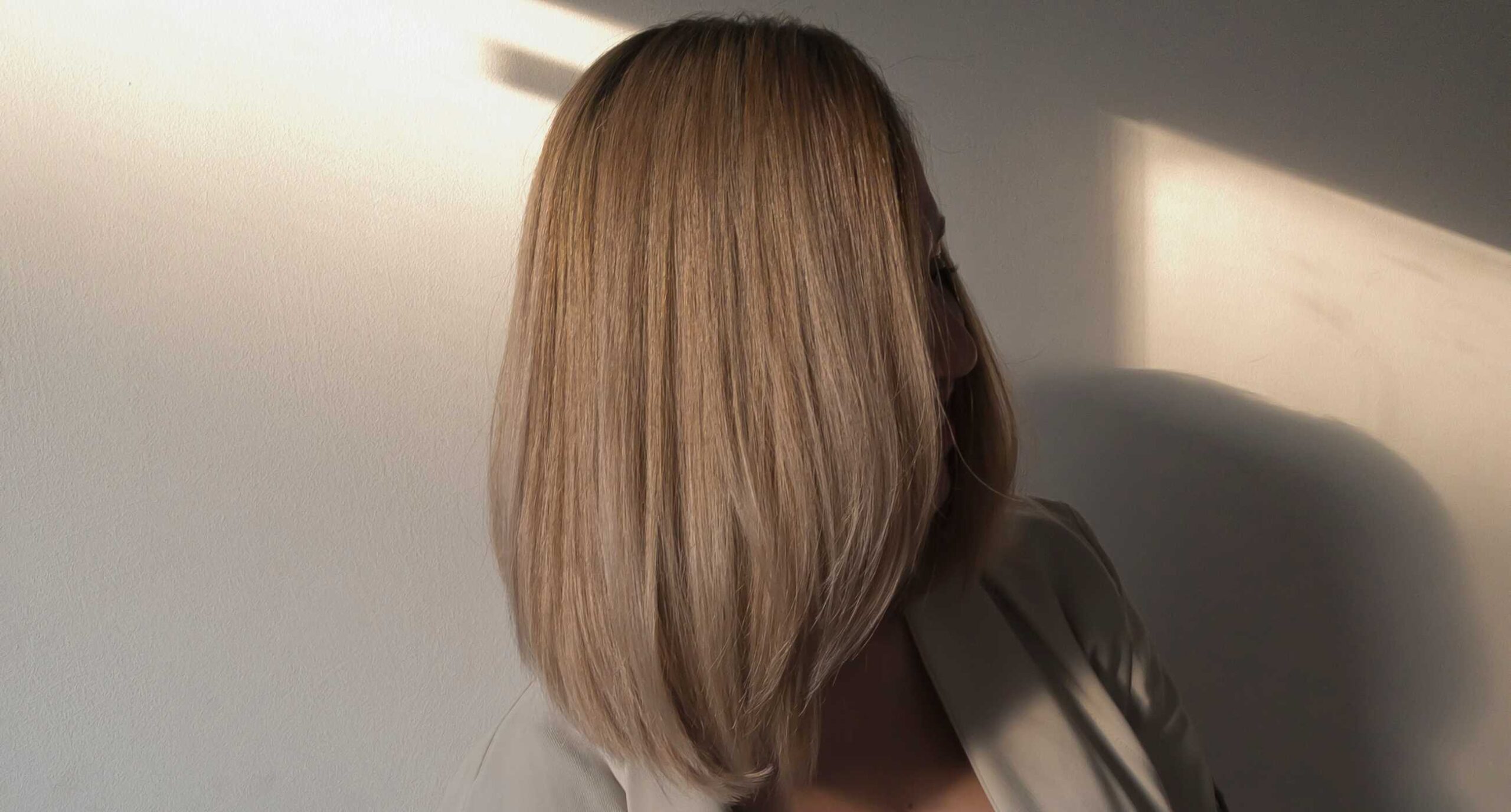 7. Short Stacked Ash Blonde Bob
