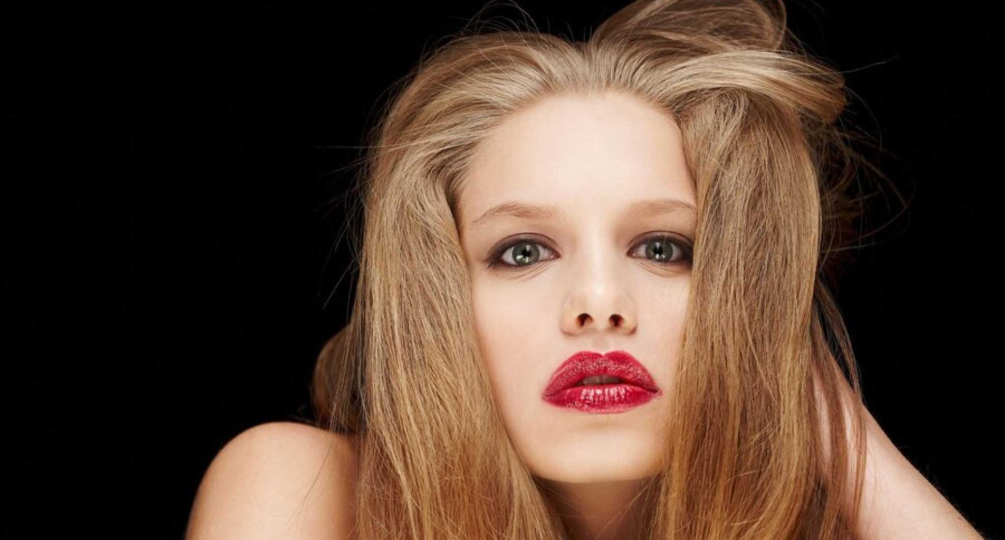 9. Strawberry Blonde Wolf Cut