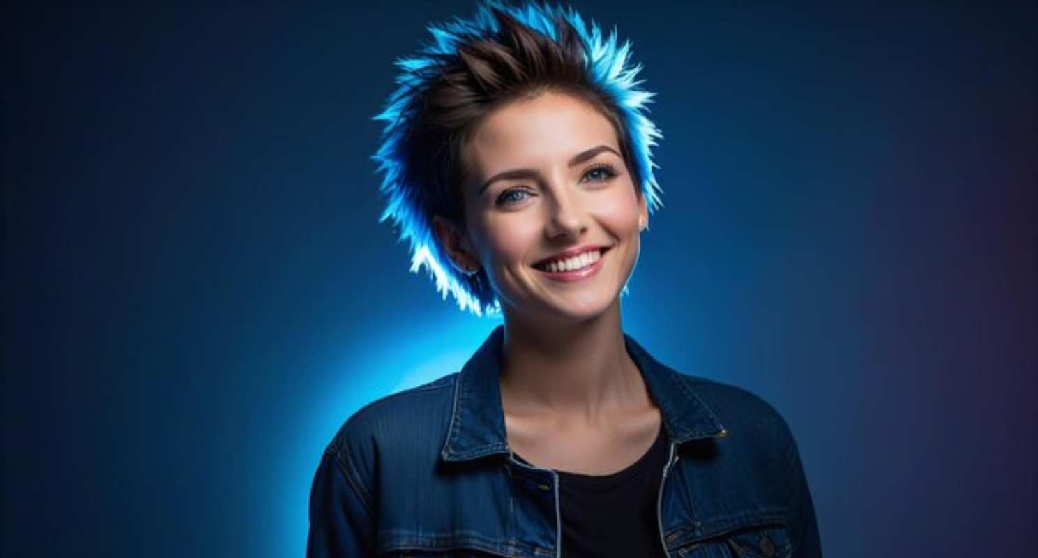 Electric Blue Bold Bright Hair Color Ideas