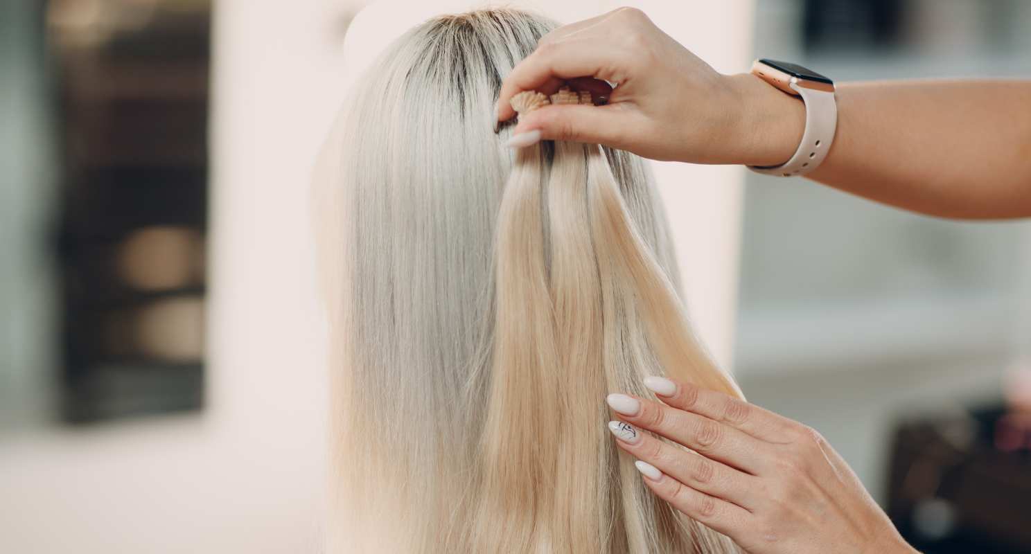 Elegant Blonde Waves Enhanced With Low Lights