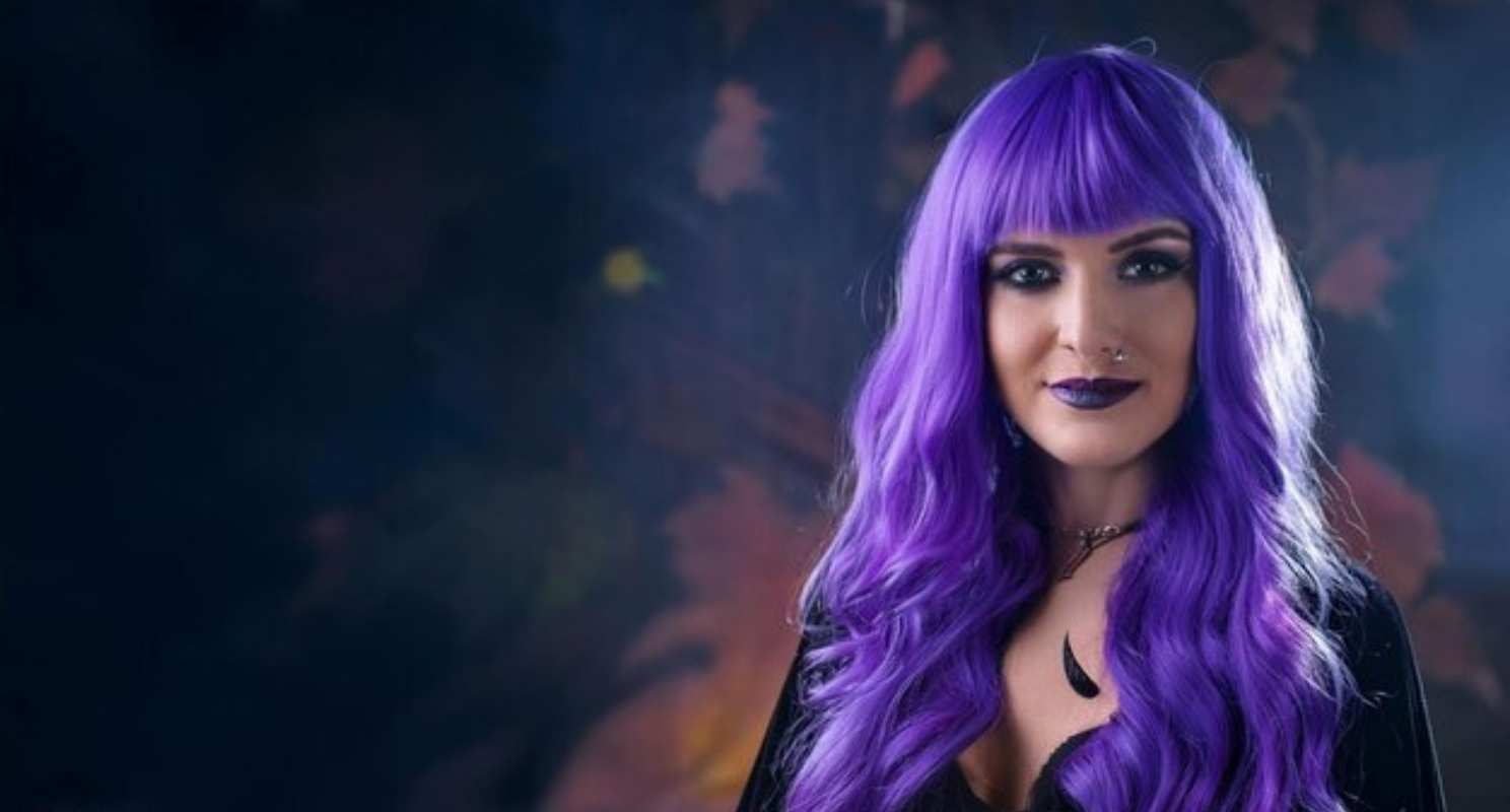 Hairstyles Purple Hair Ombre Long Wavy Hair