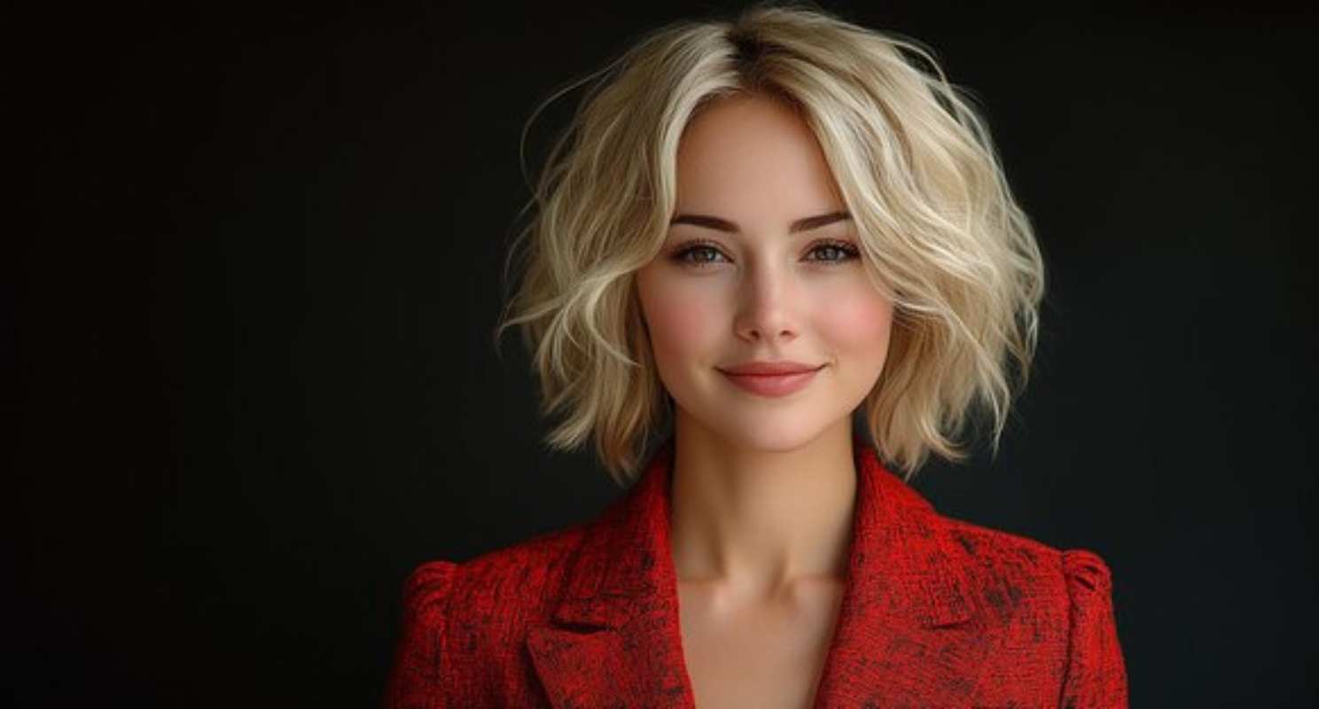 Layered Blonde Bob