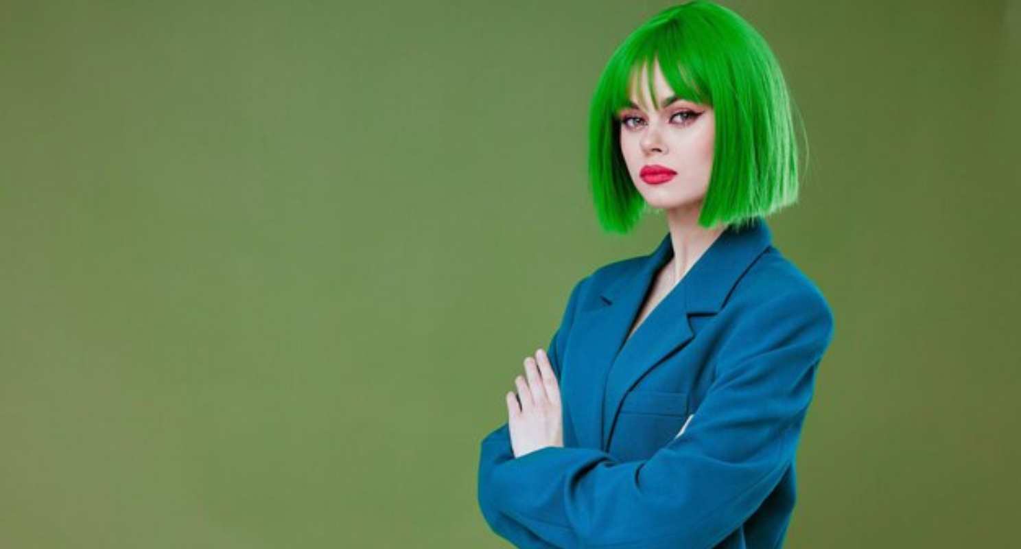 Lime Green Bold Bright Hair Color Ideas