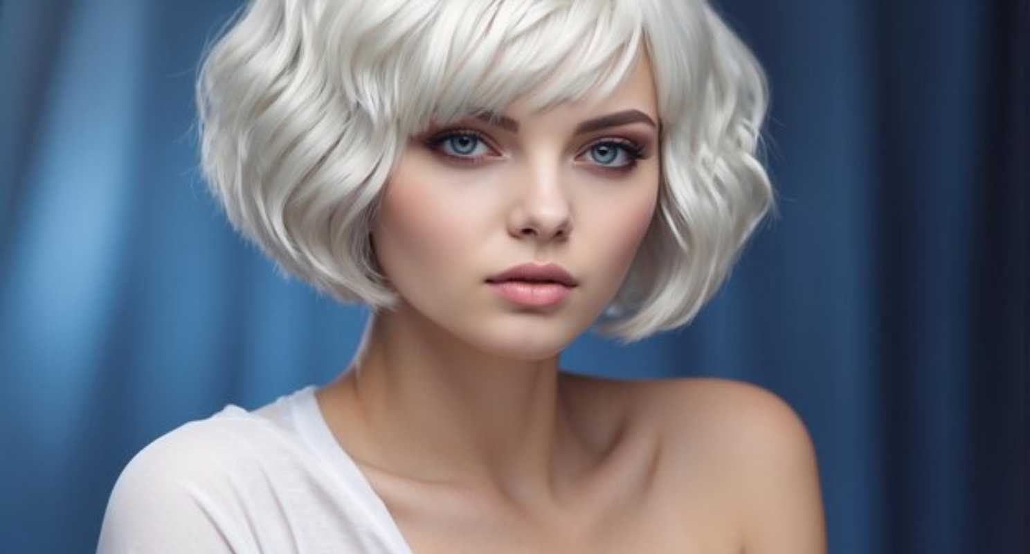 Platinum Blonde Bob
