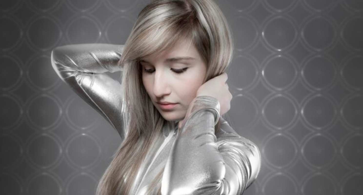 Silver Metallic Bright Hair Color Ideas