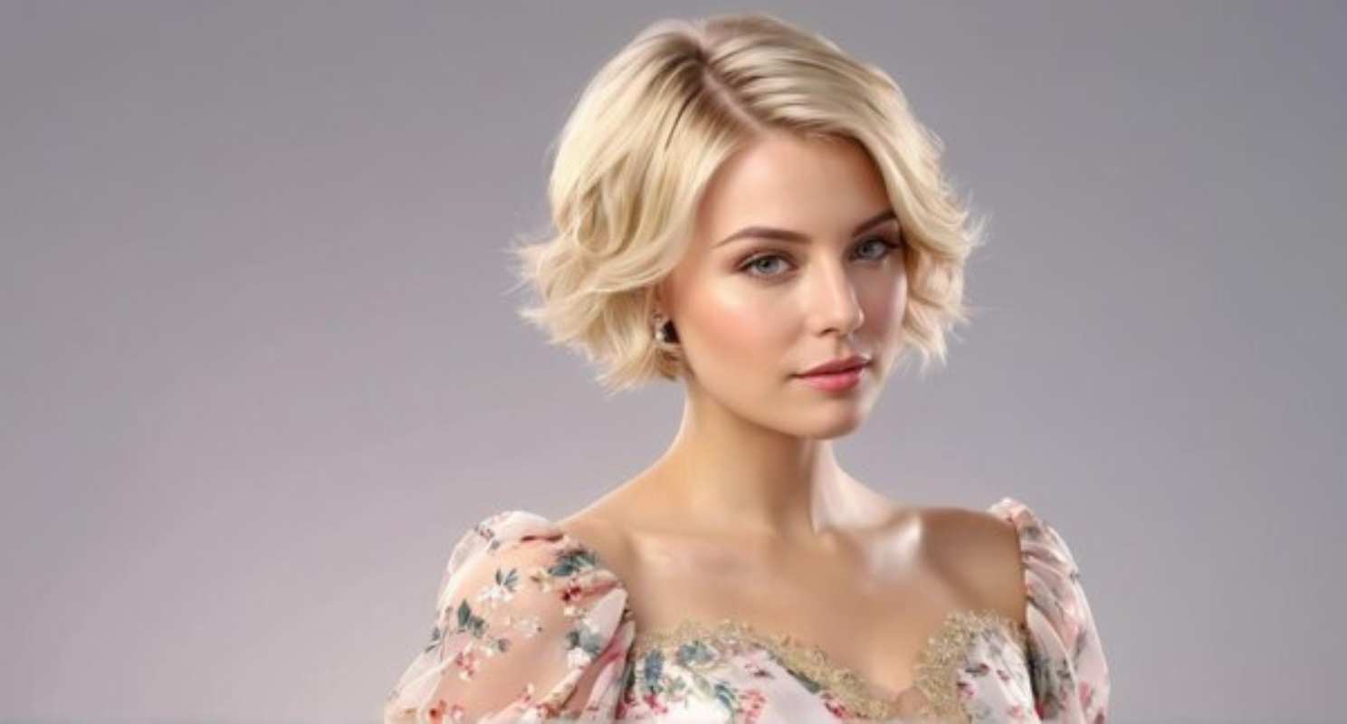 Tousled Blonde Bob