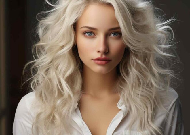 Blond Blonde Wolf Cut Female