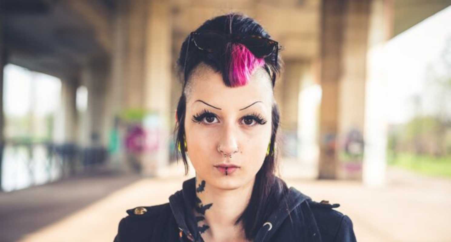 Mohawk With Bold Highlights